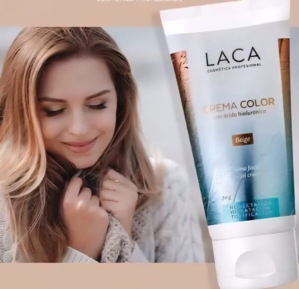 Laca Crema Color Con Acido Hialuronico. Beige