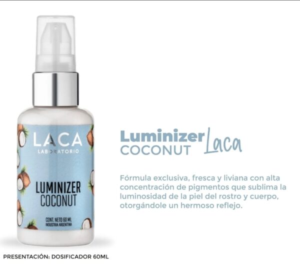 Laca Luminizer Coconut. 60ml